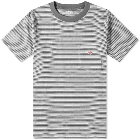 Stripe Crew Pocket T-Shirt