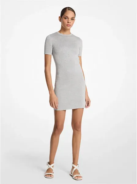 Michael Kors Metallic Viscose Blend Dress