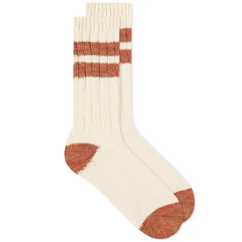 Slub Stripe Organic Socks