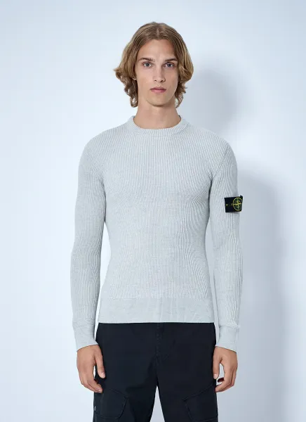 Ribbed Crewneck Sweater