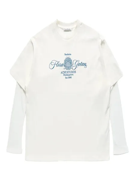 Women Embroidered T-Shirt Off White