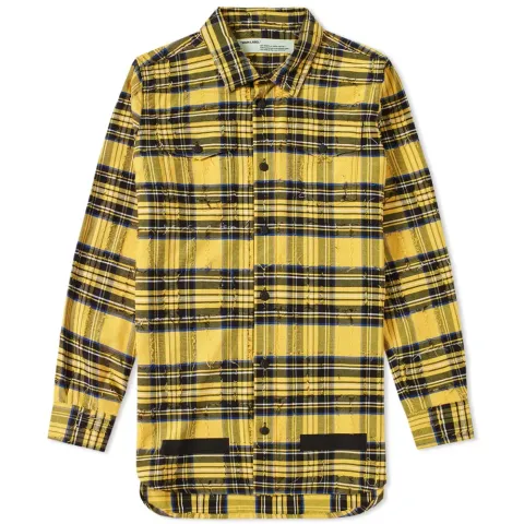 Distressed Tartan Shirt