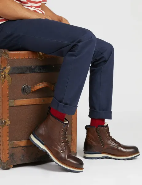 Jones Bootmaker Leather Casual Boots Brown