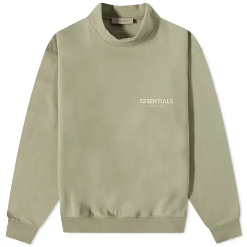 Logo Mock Neck Sweat