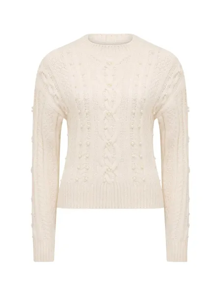 Forever New Marie Pearl Embellished Sweater