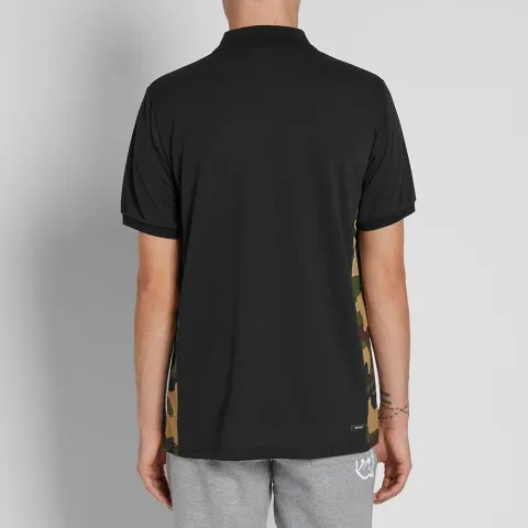 SOPHNET. Camouflage Side Panel Polo