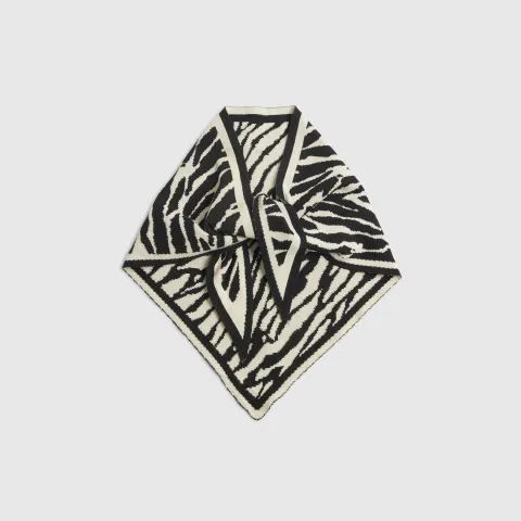River Island Zebra Print Scarf