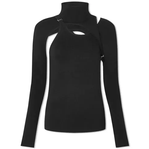 Long Sleeve Cut Out Top