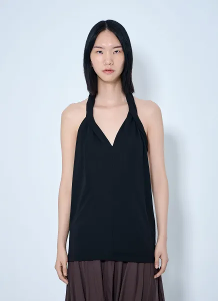 Twisted Jersey Halter Top