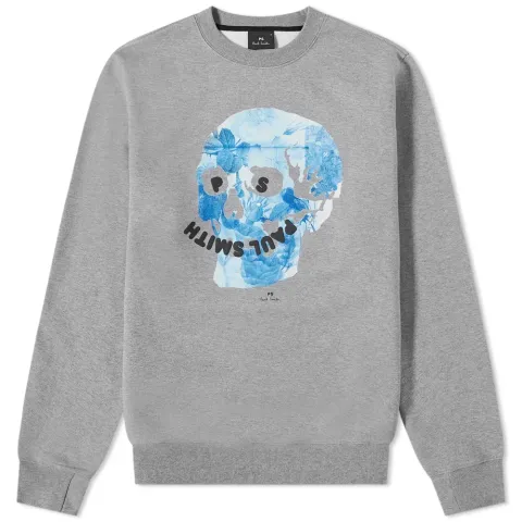 Big Skull Logo Crew Sweat
