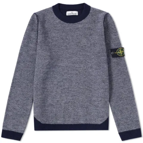 Light Wool Colour Block Crew Knit
