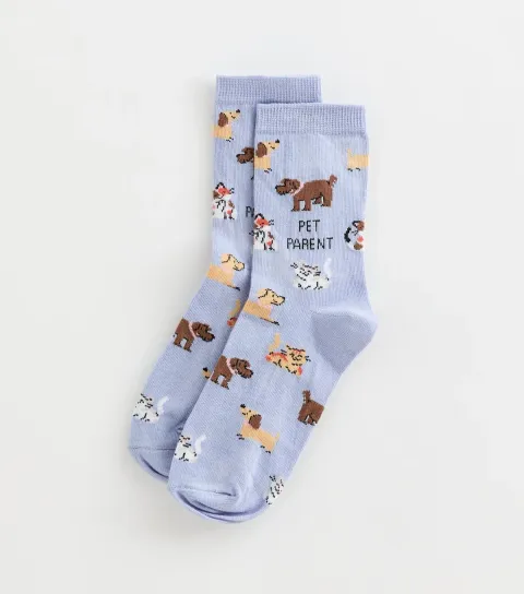 Blue Pet Parent Ankle Socks