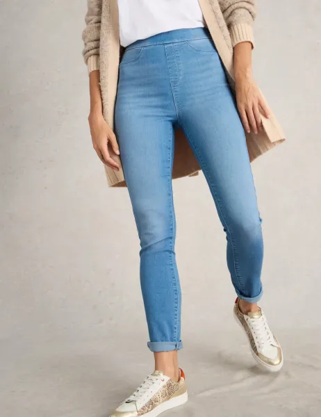 White Stuff Jeggings Light Denim