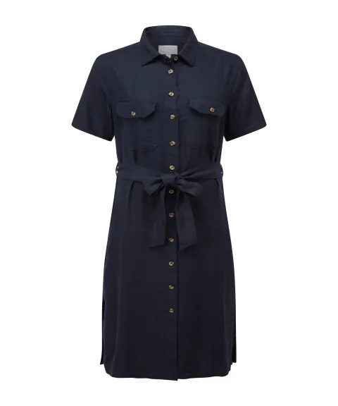 Schöffel Country Daisy Linen Dress - Navy