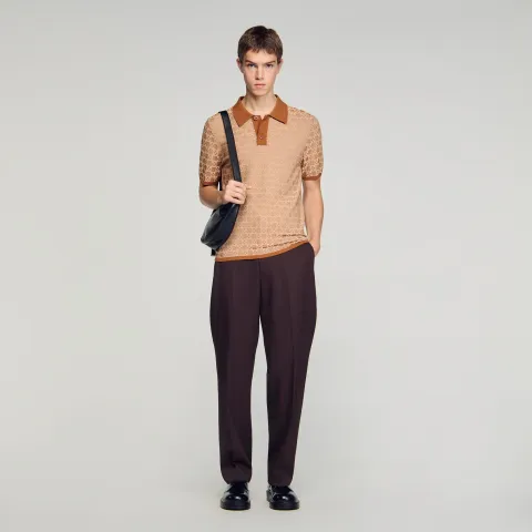 Square Cross polo shirt