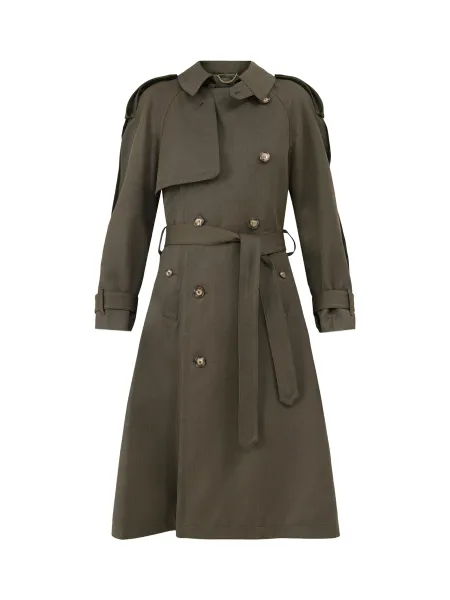 Victoria Beckham Virgin Wool Trench Coat