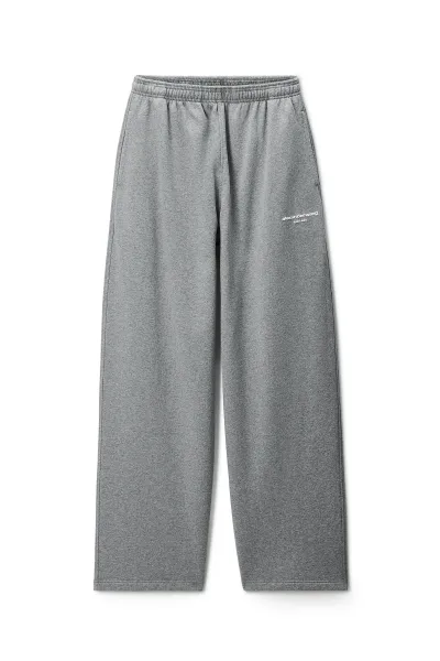 LOGO PRINT MID-RISE OVERSIZED SWEATPANT