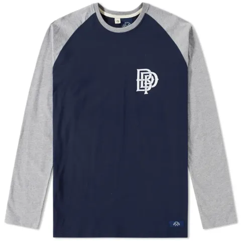 Long Sleeve Monogram Logo Raglan Tee