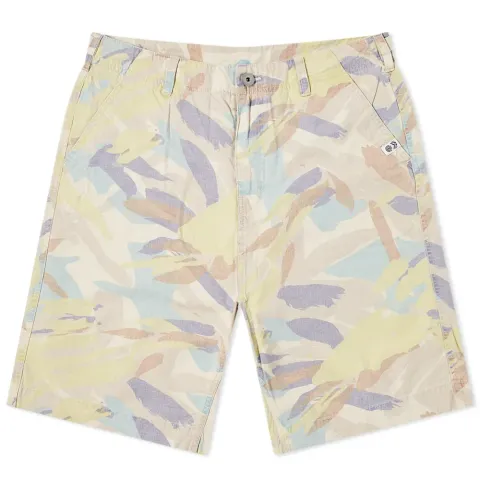 X Nigel Cabourn Camo Overall Shorts