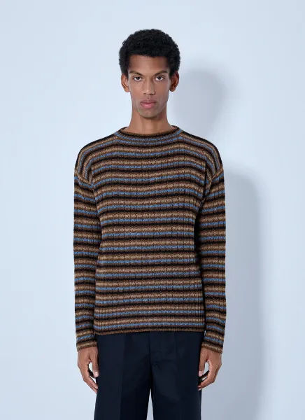 Prada Shetland Wool Boatneck Sweater