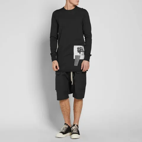 DRKSHDW Long Sleeve Level Patch Tee