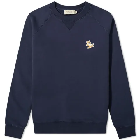 Maison Kitsuné Chillax Fox Patch Classic Crew Sweat
