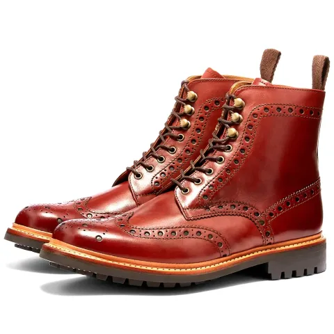 Fred Commando Sole Brogue Boot