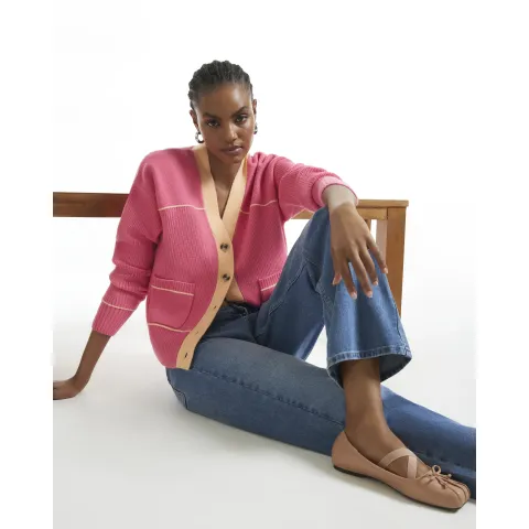 River Island Colour Block Cardigan