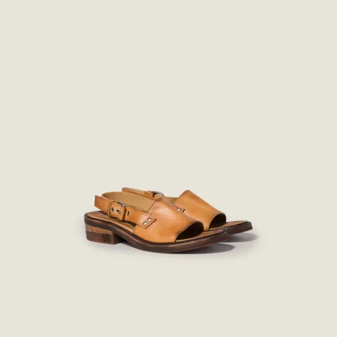 Leather sandals