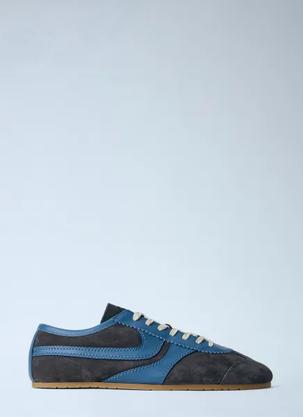 Suede Trimmed Sneakers