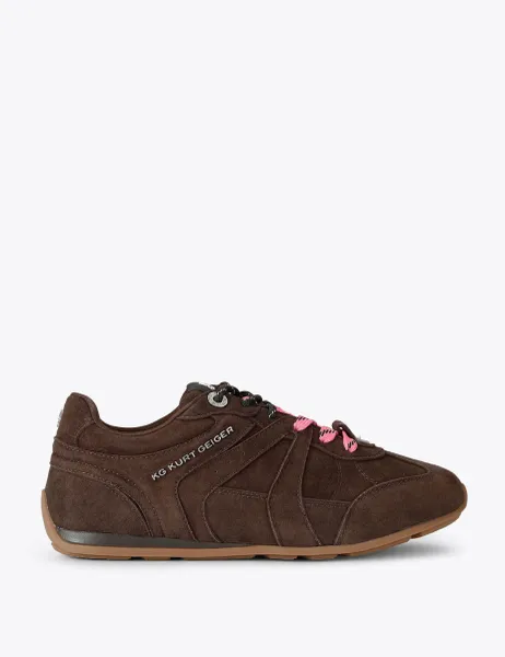 Kurt Geiger Suede Trainers Brown
