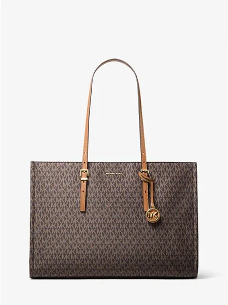 Zadie Large Signature Logo Printed Tote Bag