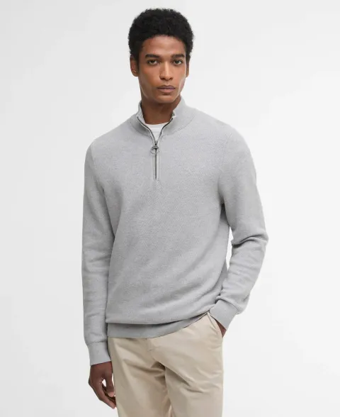 Essential Honeycomb Quarter-Zip Jumper