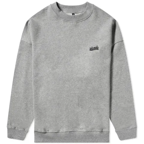 Small Logo Oversized Crew Sweat
