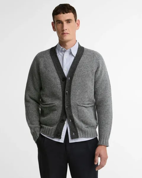 BARBOUR Scottish Made Wool Cardigan