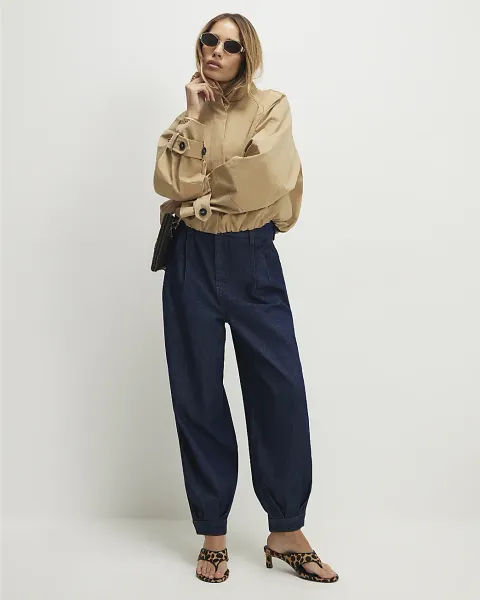 River Island Clean Waist Balloon Leg Jeans