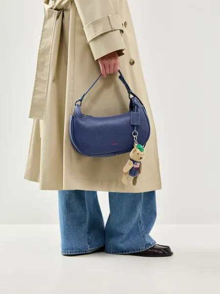 Polo Ralph Lauren Shiny Drum Pebble Logo Bag