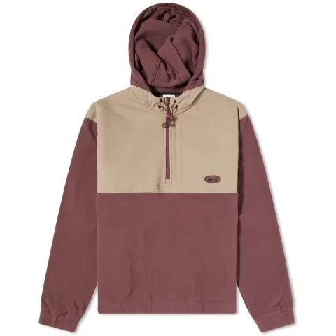 Polar Fleece Half Zip Hoodie