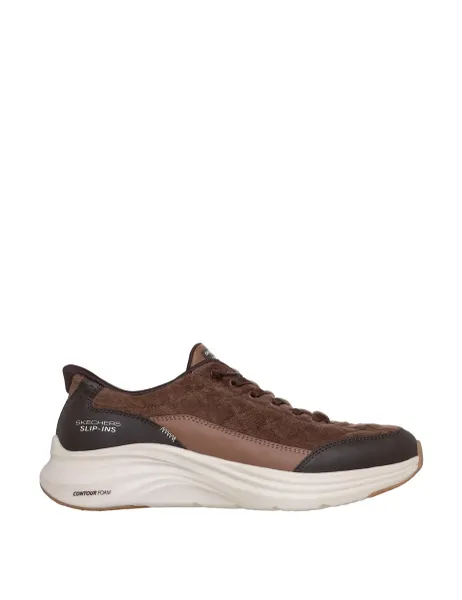 Skechers Slip-Ins Contour Foam Cordelux Trainers Brown