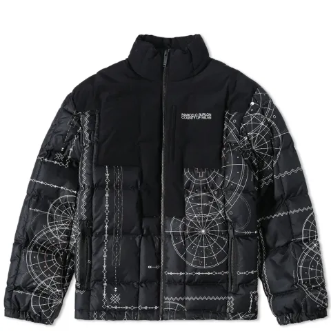 Allover Astral Nylon Down Jacket
