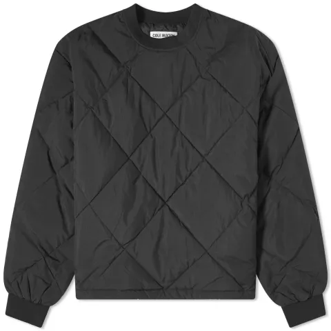 Quilted Crew Popover Jacket