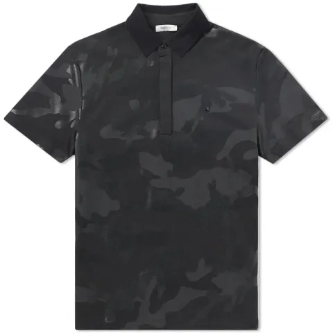 Overprinted Camo Polo