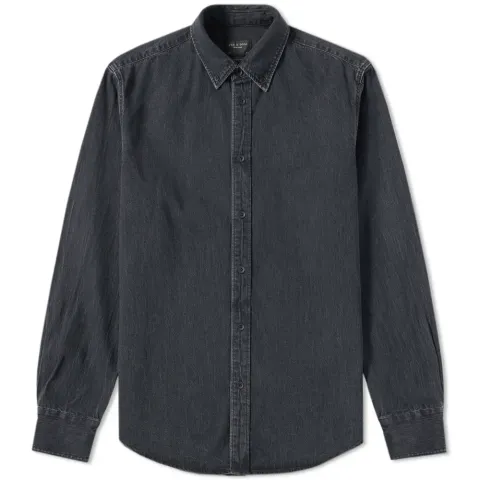 Heavy Washed Denim Shirt