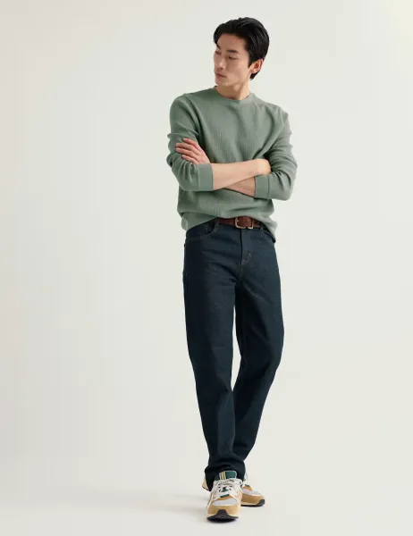Seasalt Cornwall Pure Cotton Denim Straight Leg Jeans Navy