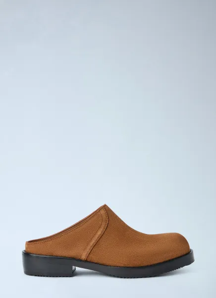 Dries Van Noten Suede Slip-On Mules