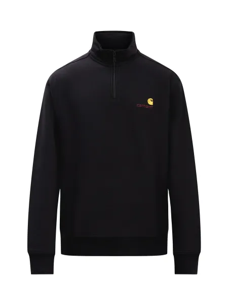 Carhartt WIP Half Zip American Script Sweatshirt