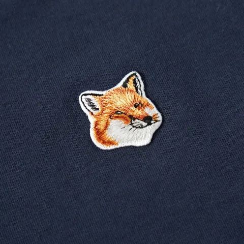 Maison Kitsuné Fox Head Patch Tee - END. Exclusive