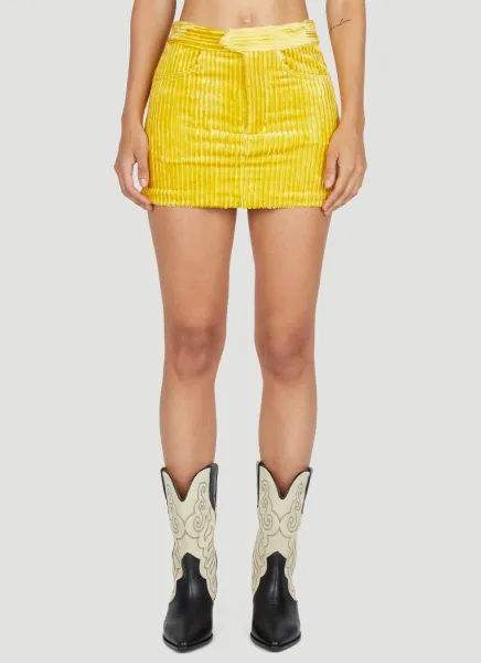 Damia Corduroy Mini Skirt