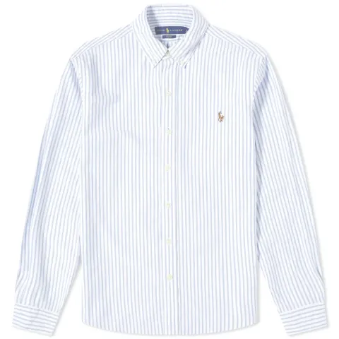 Striped Button Down Oxford Shirt