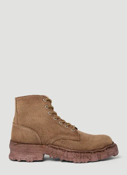 Vintage-Like Sole Boots